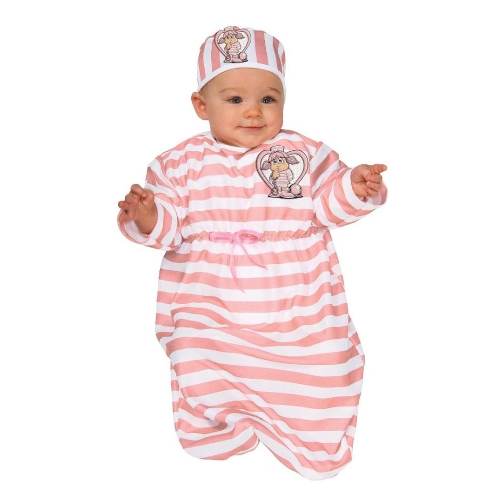 Child Halloween Costume Pink Convict Baby 0-9 months
